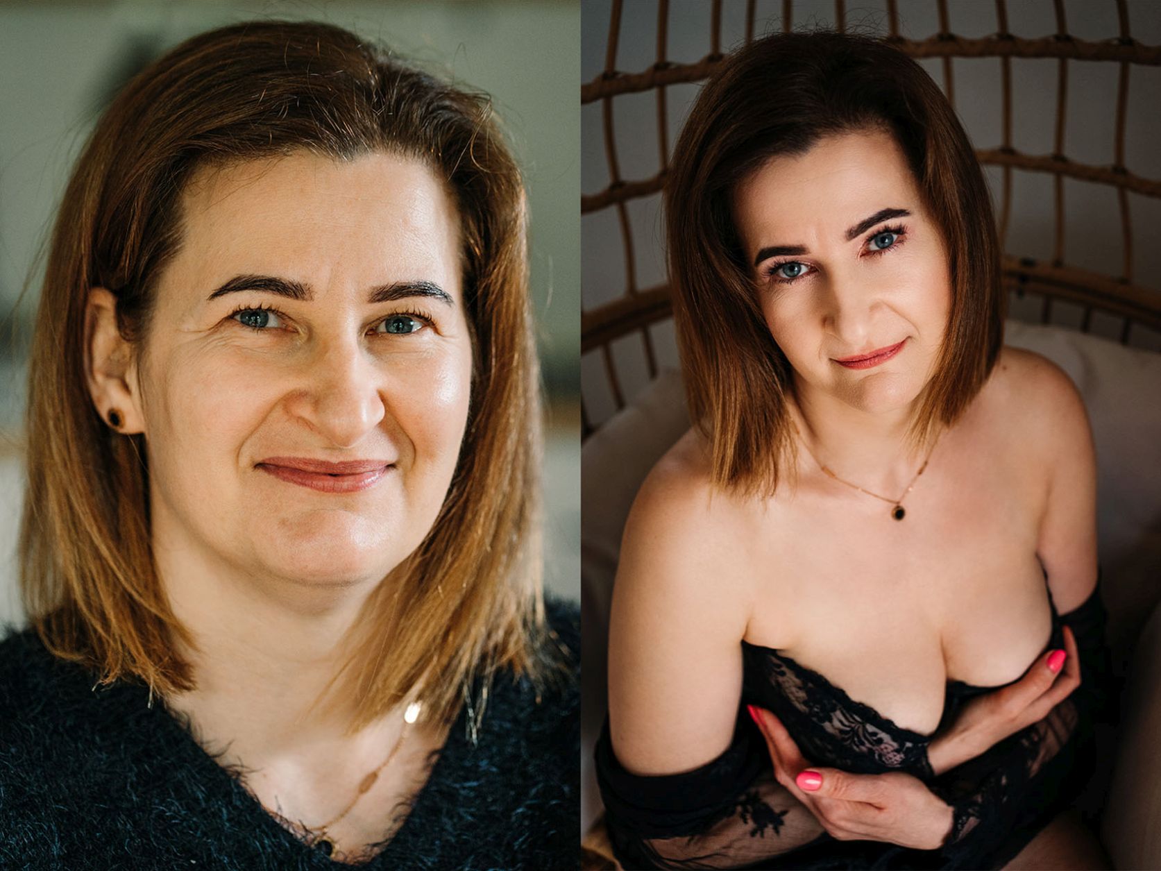 Luxury boudoir photography session in Cracow studio